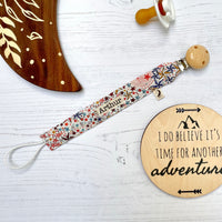 Personalised Vintage Star Dummy Clip